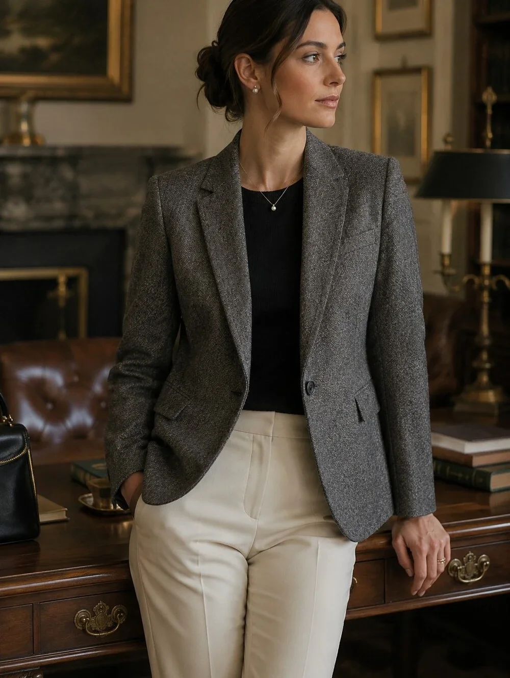J.Crew 100% Wool Blazer Jacket | Size 6 | Classic Career | Timeless Tailored |